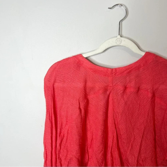Free People Morning Red Dolman Sleeve Top - Picture 8 of 8